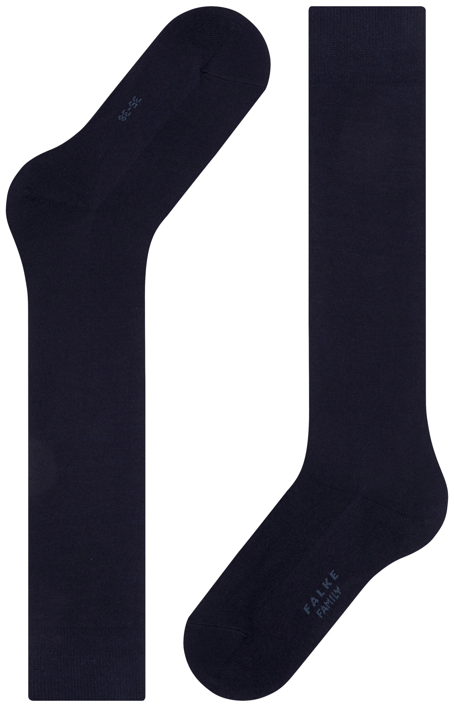 FALKE Dames Family Kniekousen Blauw
