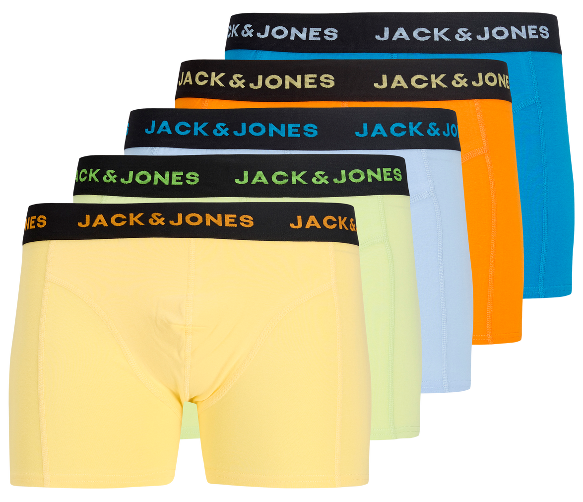 Heren Jacshelby Boxershorts 5-Pack Diva Blue