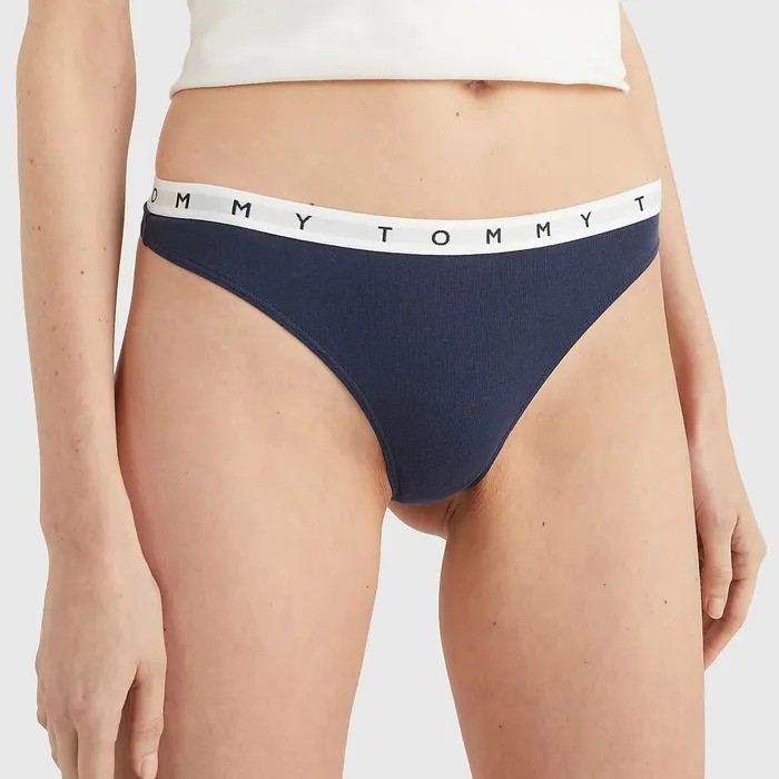 Dames 3-Pack Thong Blauw