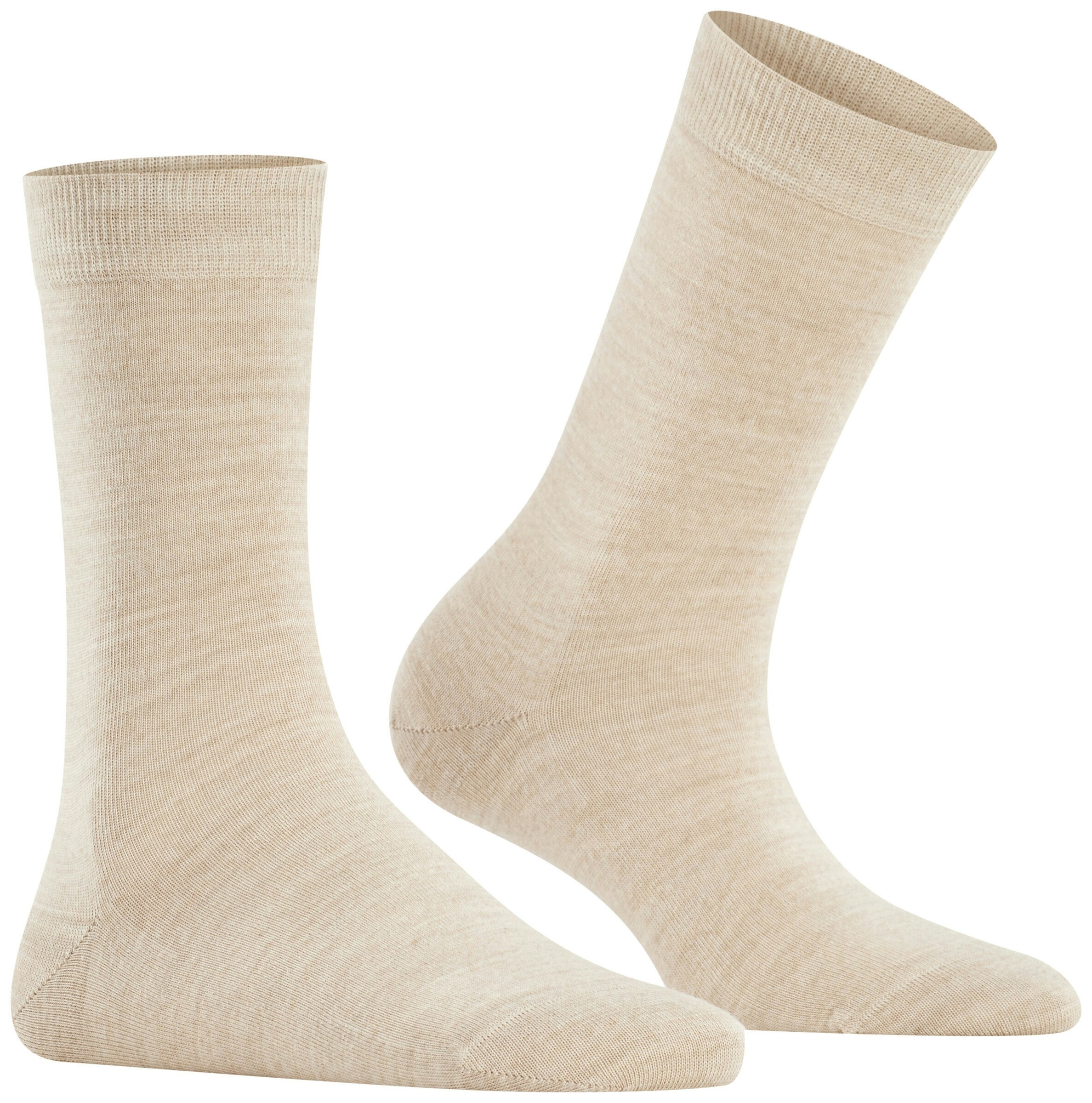 FALKE Dames Softmerino Sokken Beige