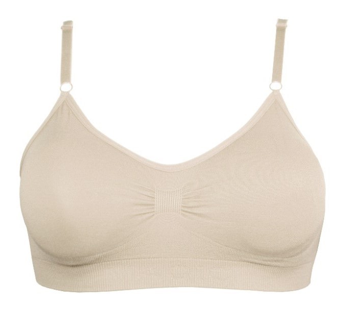 Dames Perfect Bamboo Spaghetti Straps Cream