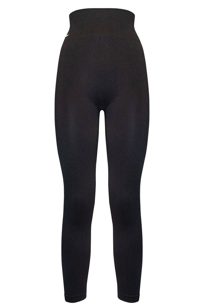 Dames High Waisted Legging Zwart