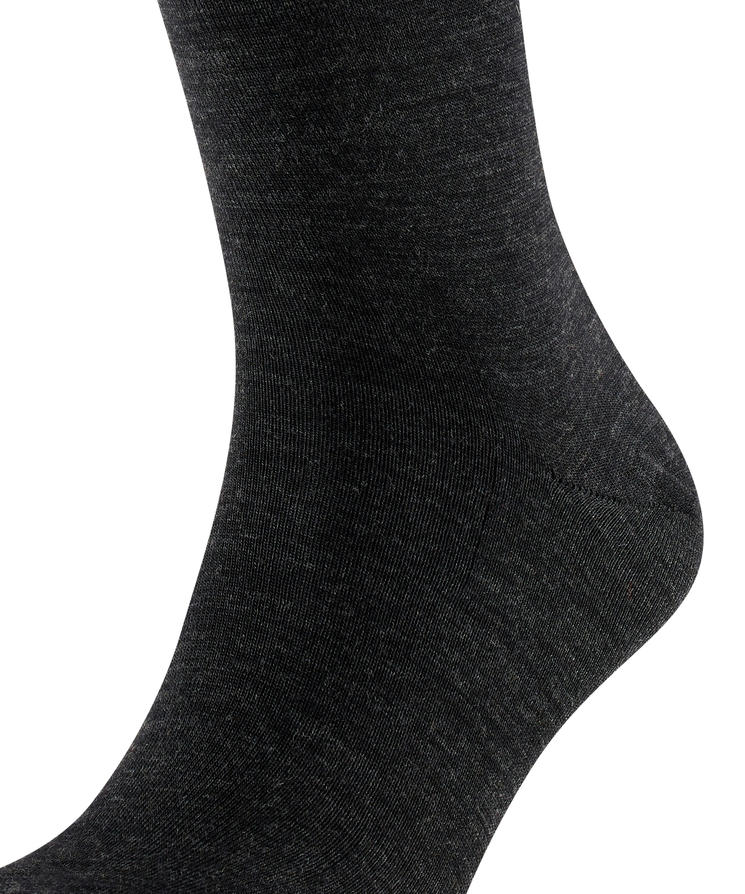FALKE Heren Airport Kniekousen Anthracite Melange