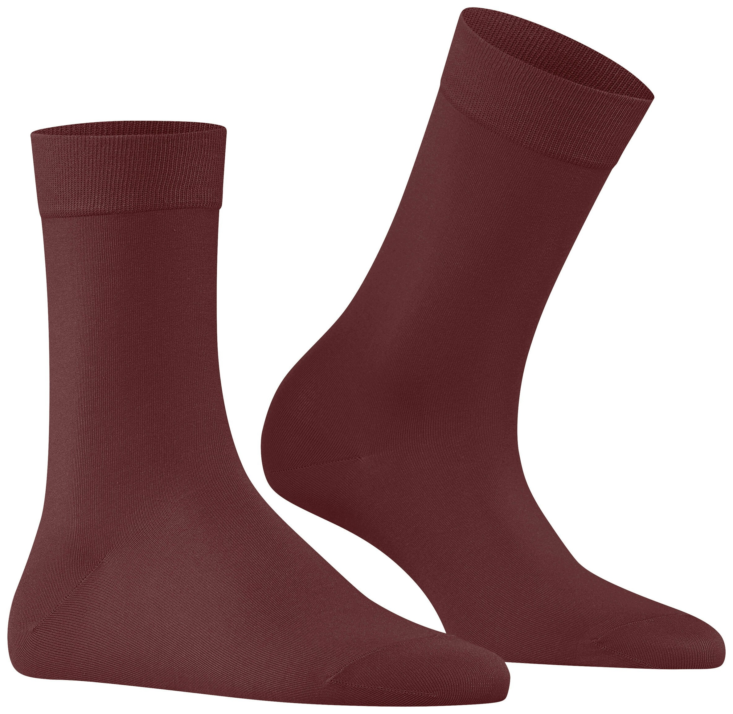 FALKE Dames Cotton Touch Sokken Cayenne