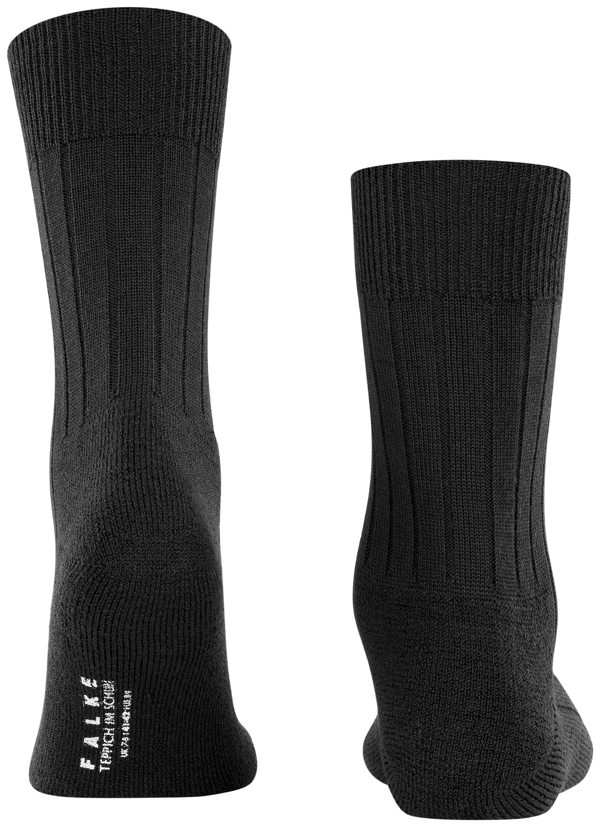 FALKE Heren Teppich im Schuh Sokken Zwart