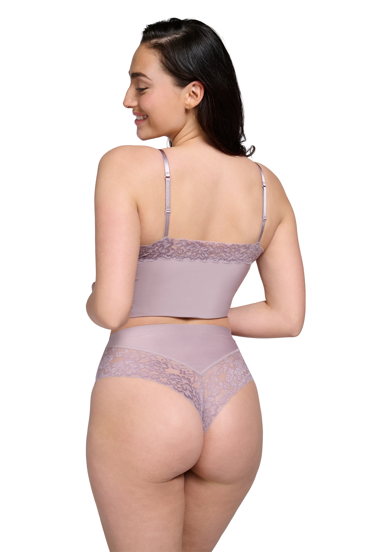 Ten Cate Secrets Lace Dames High Waist Brazilian Soft Taupe
