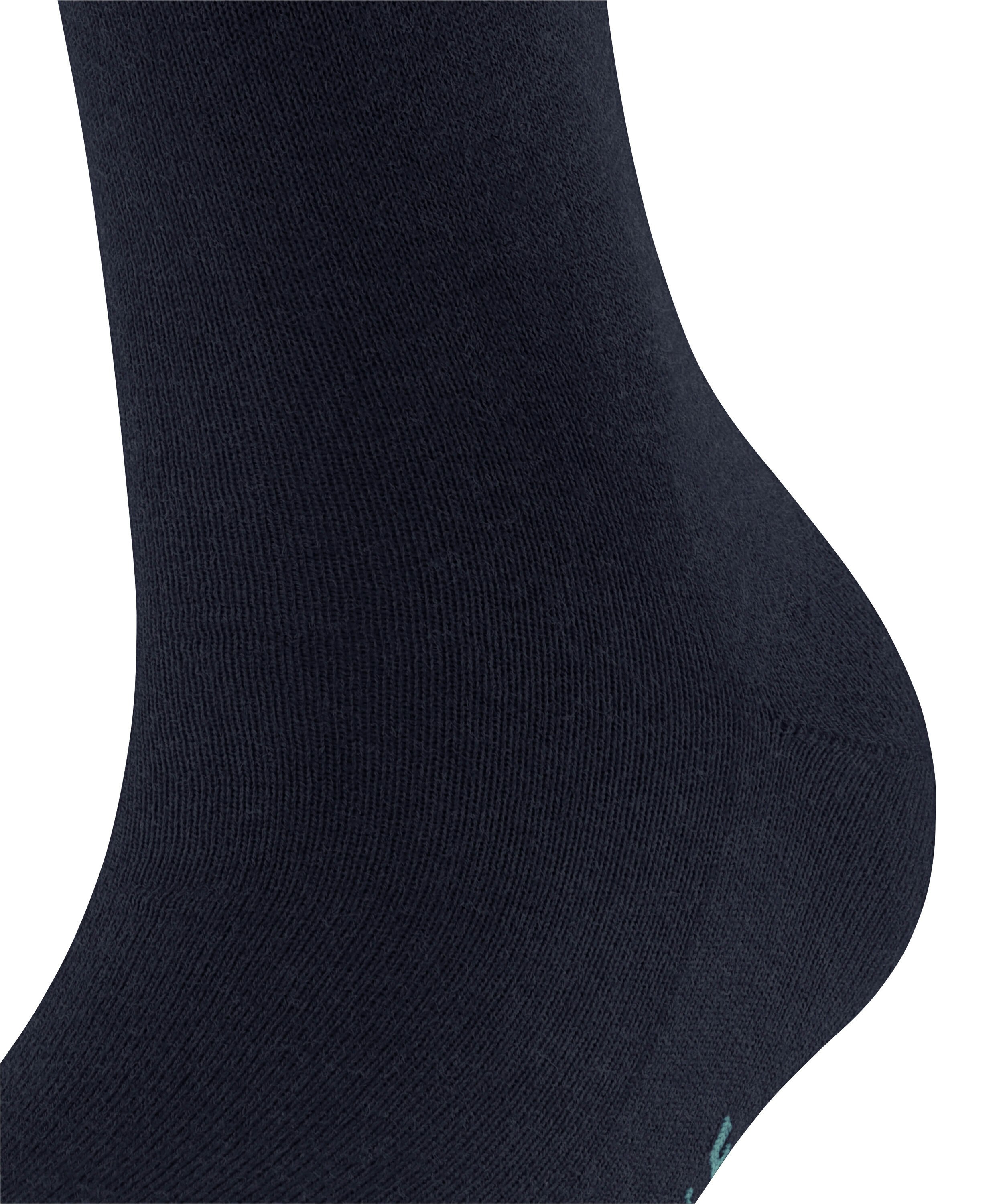 FALKE Dames Family Kniekousen Blauw