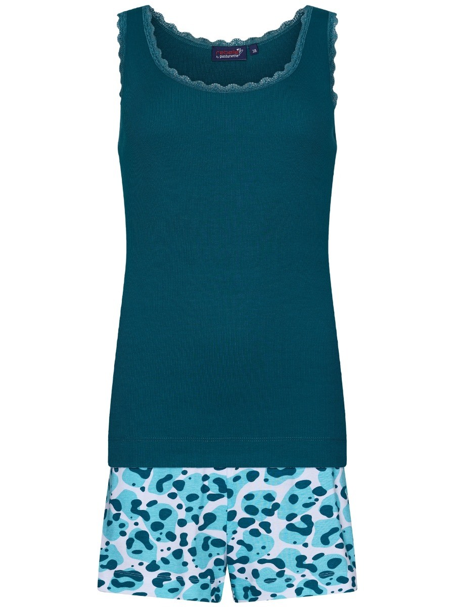 Dames Shortama Dark Green