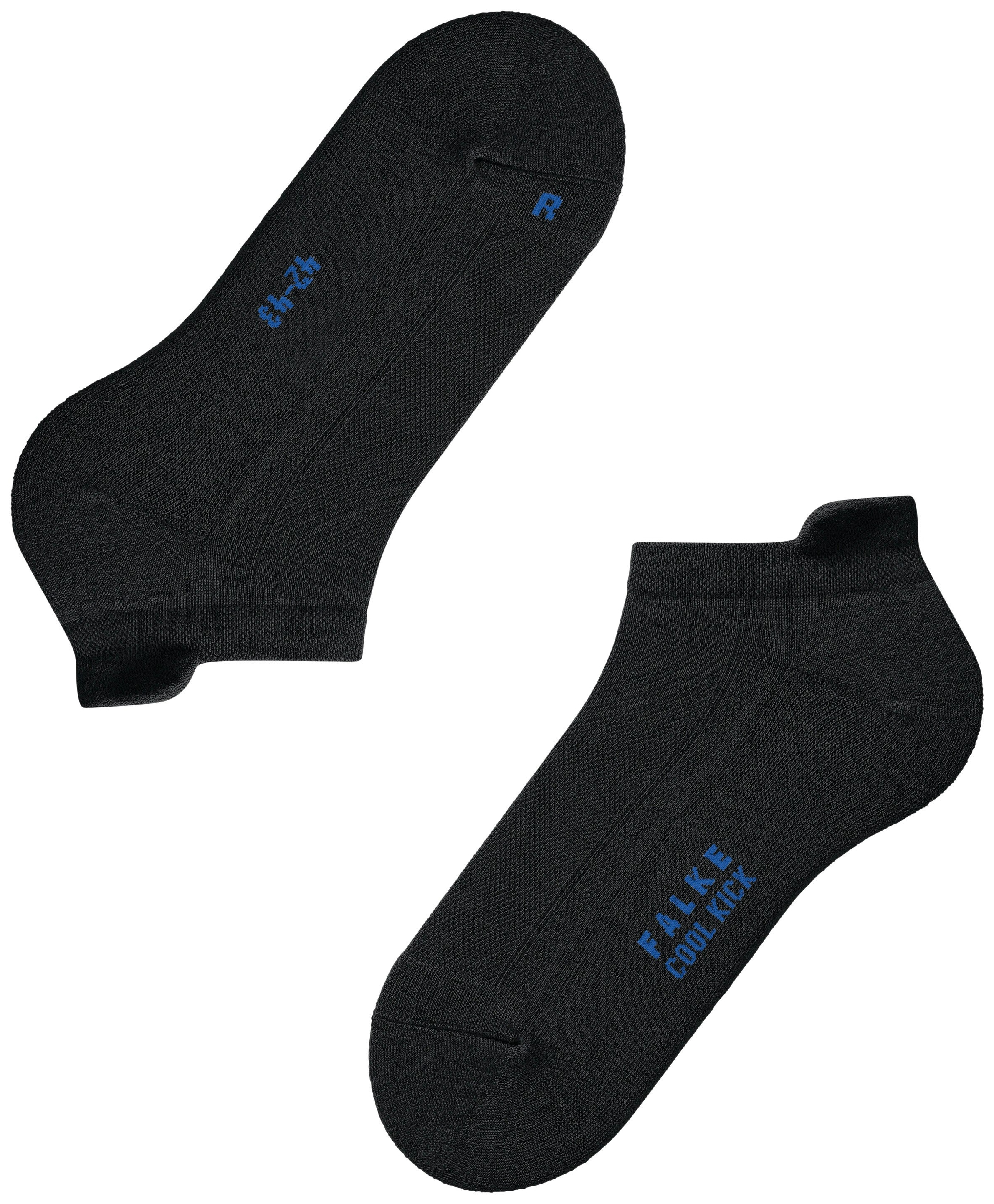 FALKE Unisex Sneakersokken Zwart