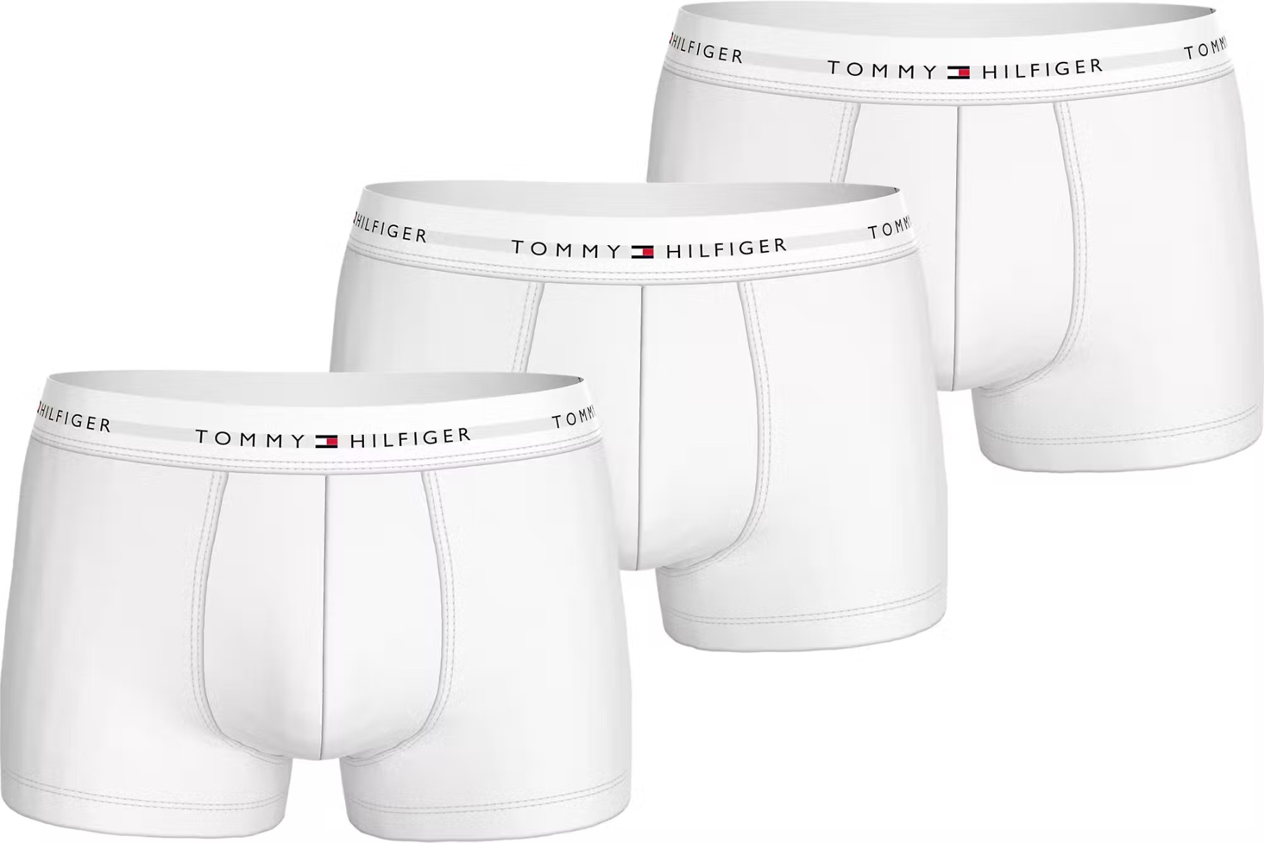 Heren Signature Cotton Boxershorts 3-Pack White