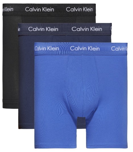 Cotton Stretch Heren Boxer 3-Pack Black/Blueshadow/Cobaltwater Dtm Wb