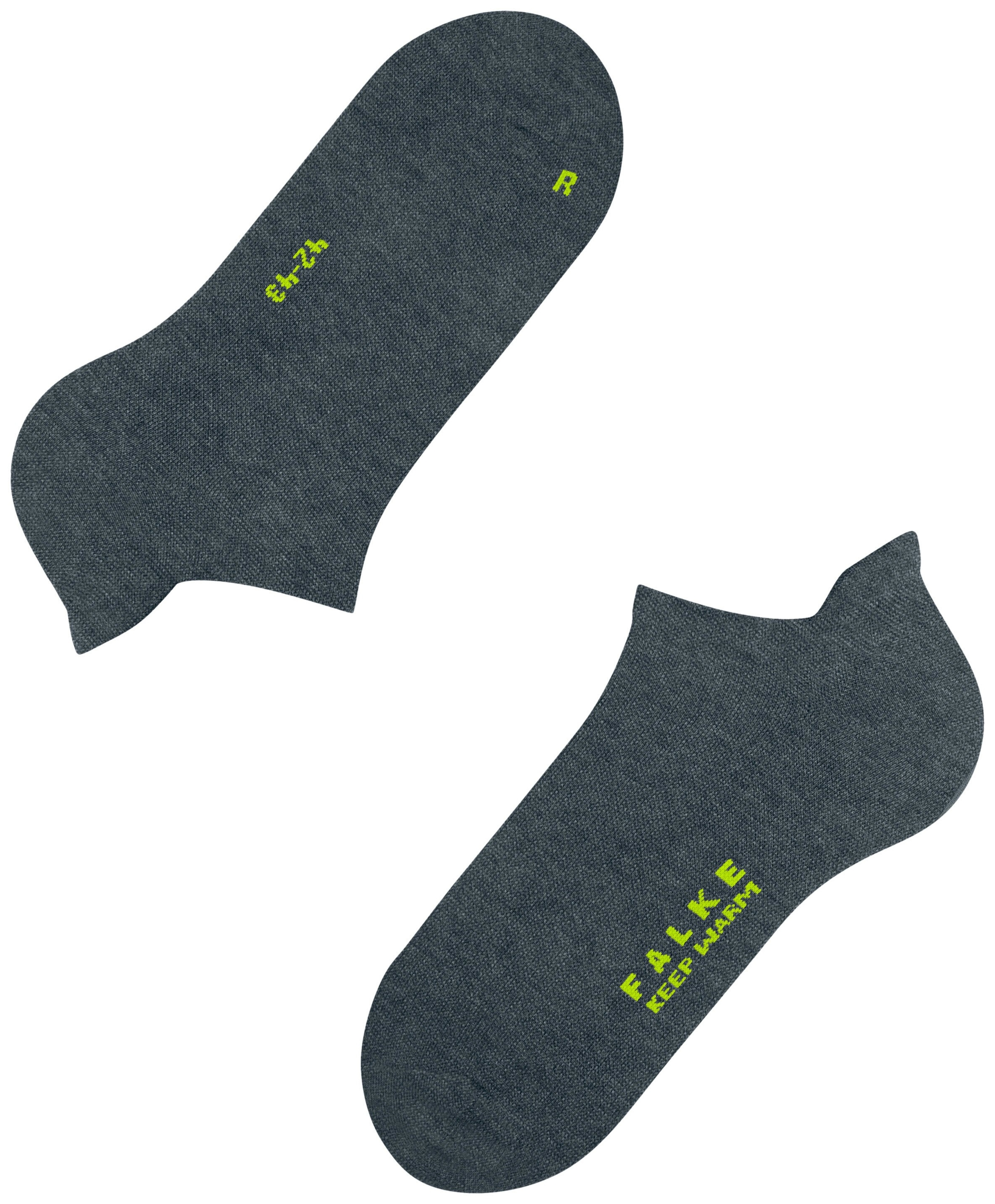 FALKE Dames Keep Warm Sneakersokken Blauw