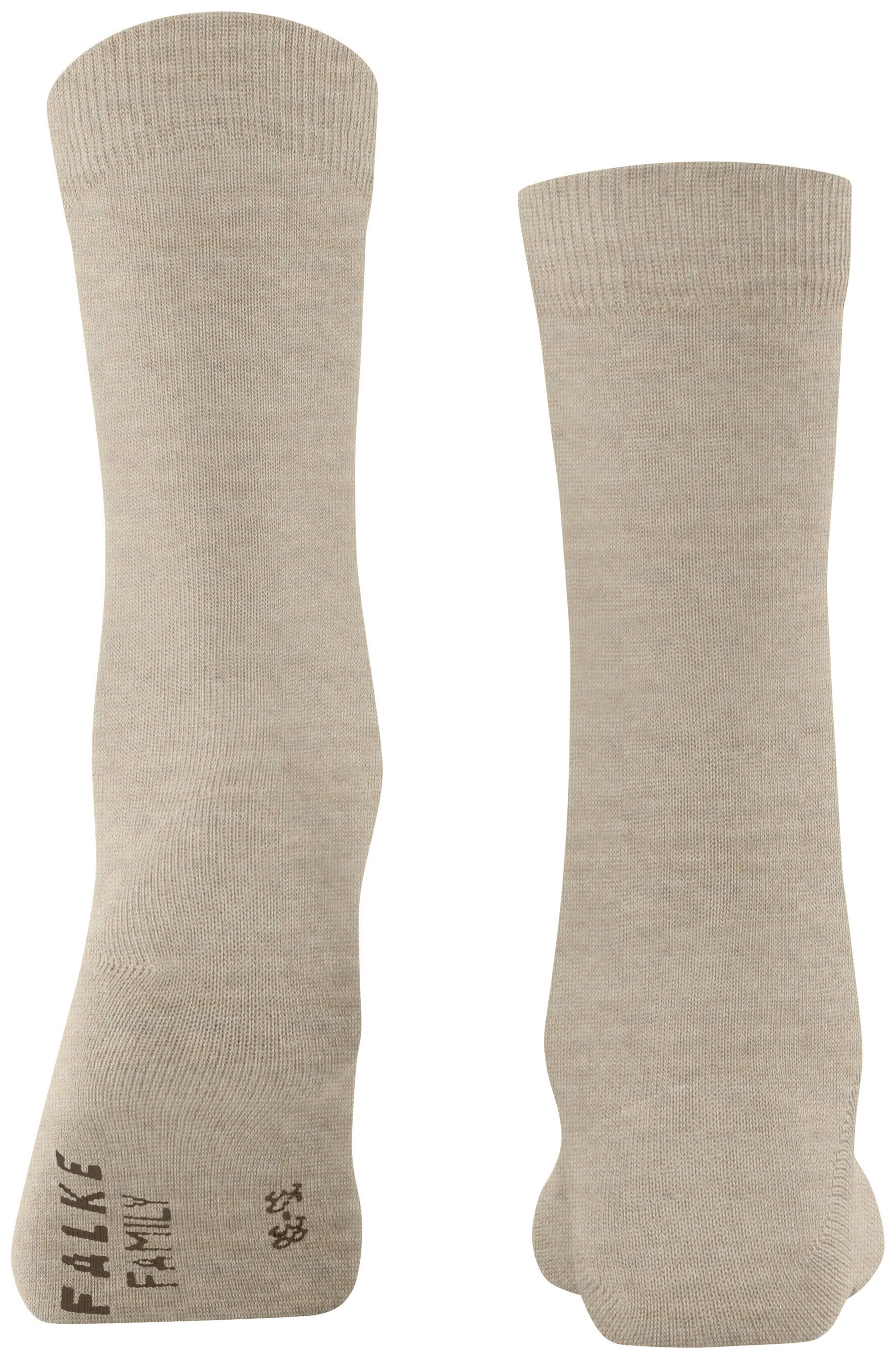 FALKE Dames Family Sokken Beige