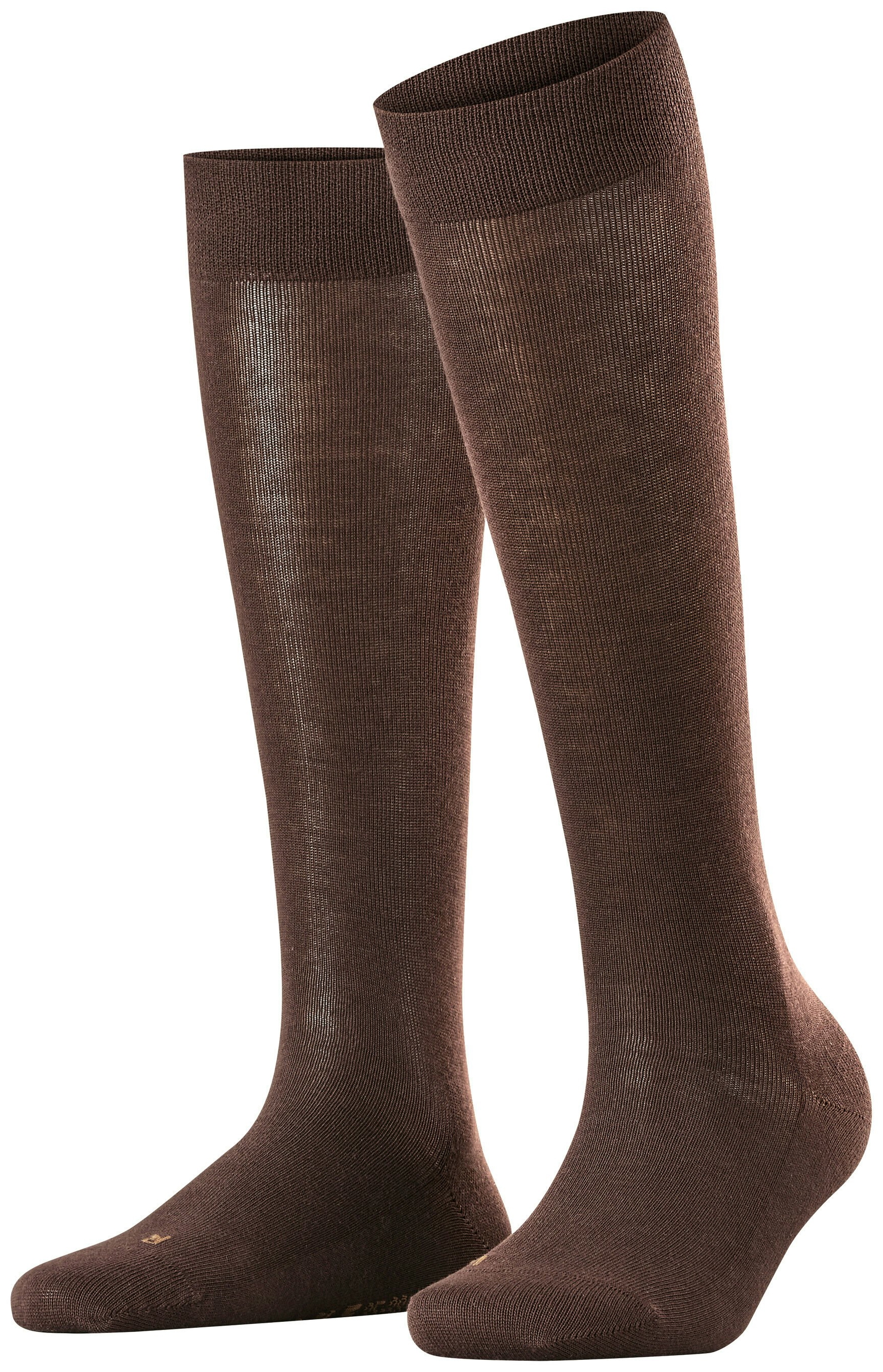 FALKE Dames Sensitive London Kniekousen Bruin