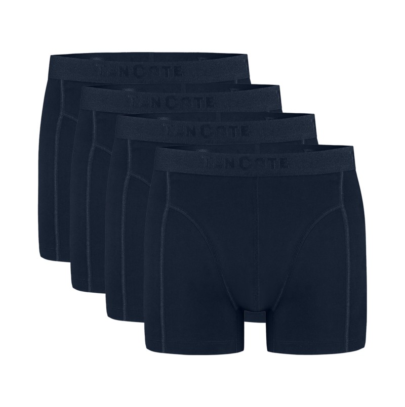Basics Bamboo Viscose Heren Shorts 4-Pack Navy Basics Bamboo Viscose Heren Shorts 4-Pack Navy