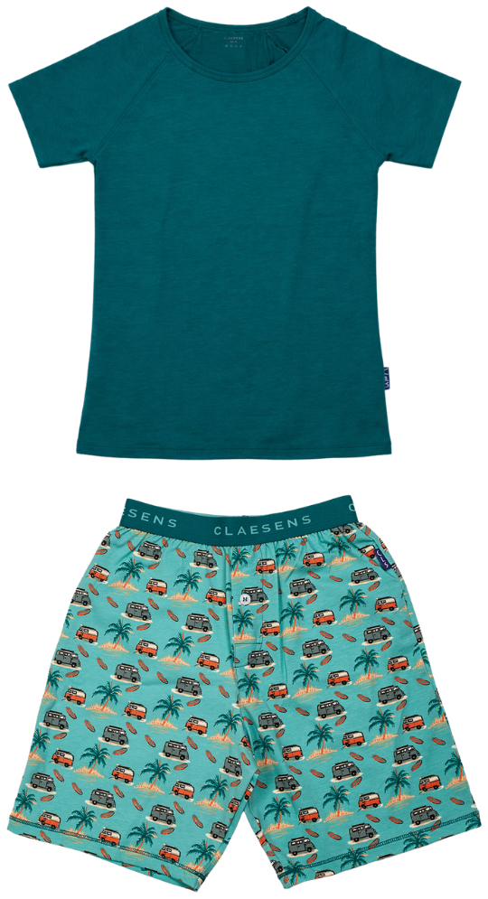 Claesens Jongens Shortama Happy Camper