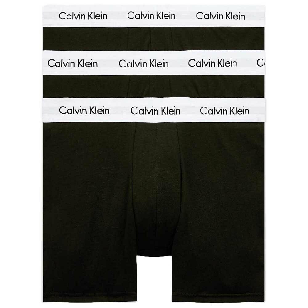 Cotton Stretch Heren Boxer 3-Pack Black W/ Black Wb