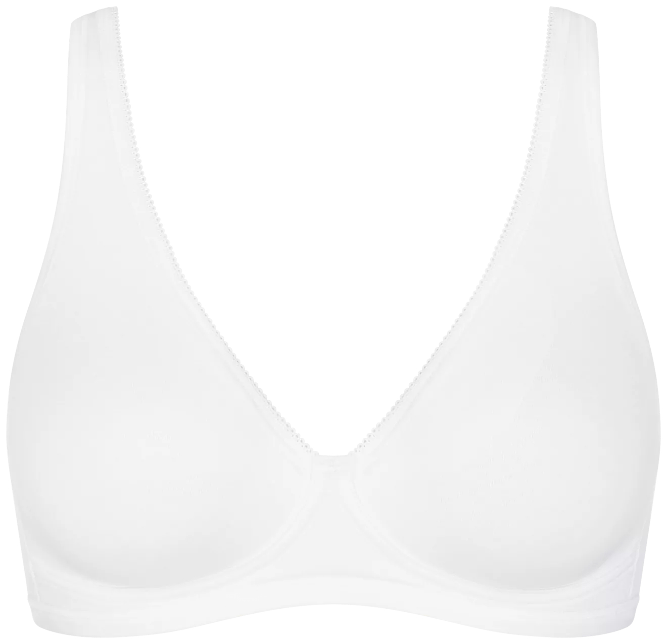 Basic+ Dames Soft Bra Wit