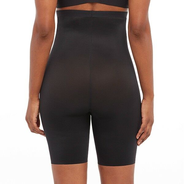 Dames Thistincts High Waisted Mid Thigh Short Very Black