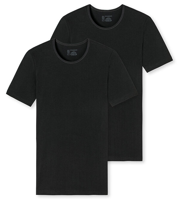 95/5 Heren T-shirt 2-Pack Black