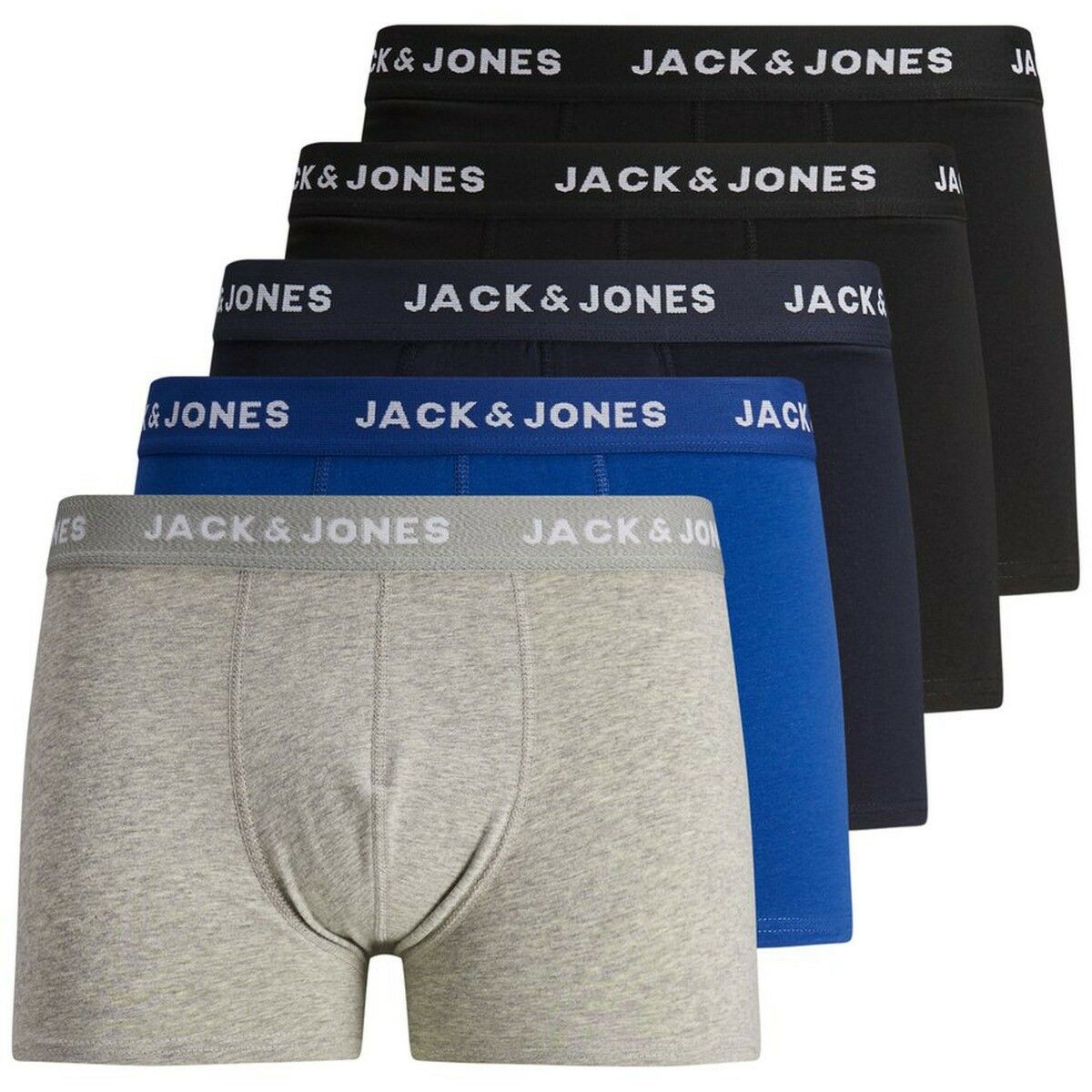 Heren Short Basic Plain 5-Pack