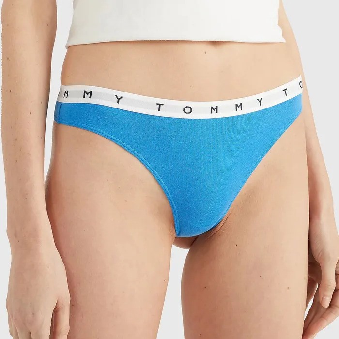 Dames 3-Pack Thong Blauw