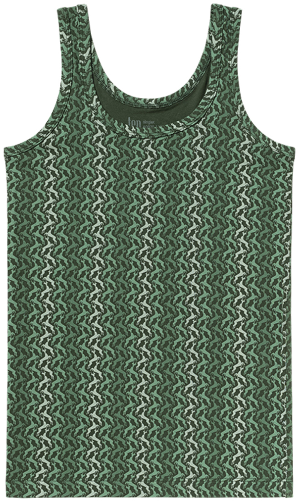 Ten Cate Meisjes Singlet Jumping Deer Gradient Mos