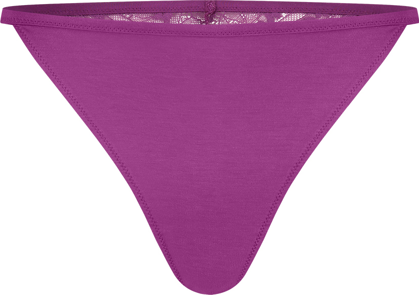 Secrets Modal Dames String Met Kant Purple